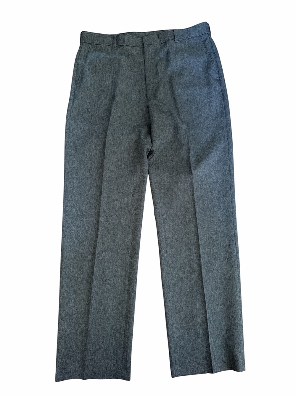 Vintage Levi Action Slacks Men's Gray Dress Pants - Classic Tailored Fit 36